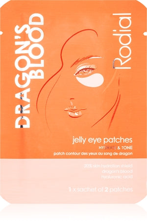 Rodial Dragon'S Blood Jelly Eye Patches Hydrogel Eye Mask For Hydrating And Firming Skin