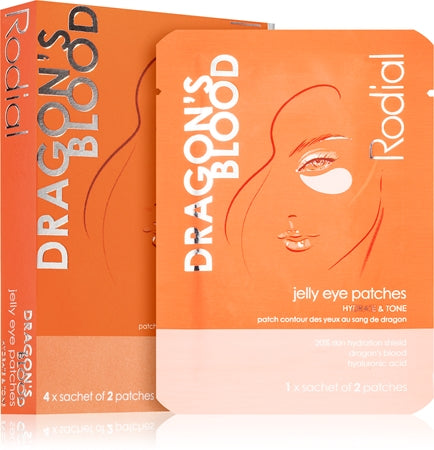 Rodial Dragon'S Blood Jelly Eye Patches Hydrogel Eye Mask For Hydrating And Firming Skin 