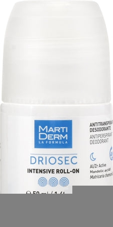 Martiderm Driosec Intensive Roll-On Antiperspirant To Treat Excessive Sweating 