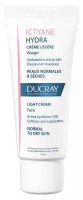 Ducray Ictyane Hydra Light Cream Face 40Ml