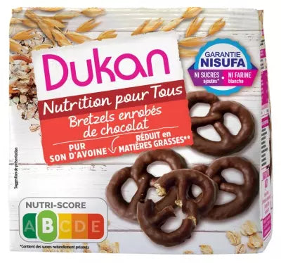 Dukan Chocolate Coated Pretzels 100G