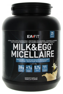 Eafit Muscle Construction Milk & Egg 95 Micellar 750G