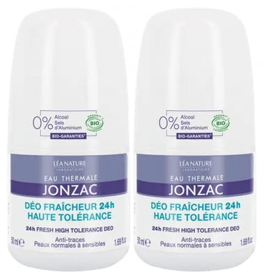 Eau De Jonzac 24H Fresh High Tolerance Deo Organic 2 X 50Ml