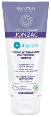 Eau De Jonzac Rehydrate Rich Moisturizing Body Cream Organic 200Ml