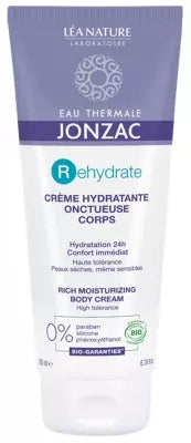 Eau De Jonzac Rehydrate Rich Moisturizing Body Cream Organic 200Ml