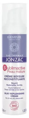 Eau De Jonzac Sublimactive Mature Skin Silky Replenishing Cream Organic 40Ml