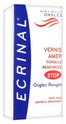 Ecrinal Bitter Varnish Stop Bitten Nails Strengthened Formula 10Ml