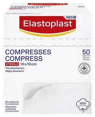 Elastoplast 50 Sterile Compresses 10 X 10 Cm