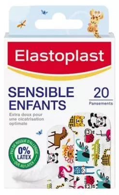 Elastoplast Children'S Sensitive Dressing 20 Dressings 2 Sizes