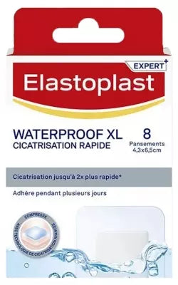 Elastoplast Waterproof Xl Rapid Healing 8 Dressings