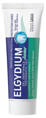 Elgydium Junior Toothpaste Gel Cavity Protection 7 To 12 Years Soft Mint 50 Ml