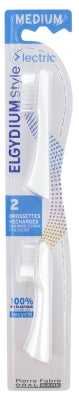 Elgydium Style Electric 2 Refill Brushes Medium