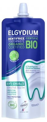 Elgydium Toothpaste Sensitive Teeth Organic Eco-Packaging 100Ml