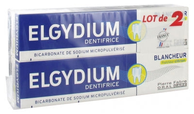 Elgydium Whiteness Toothpaste Lemon Freshness 2 X 75Ml