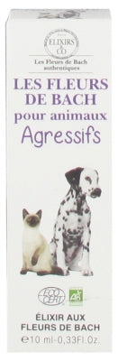 Elixirs & Co Bach Flowers For Agressive Pets Organic 10Ml
