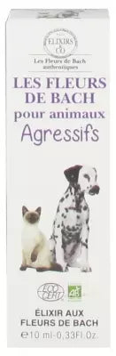 Elixirs & Co Bach Flowers For Agressive Pets Organic 10Ml