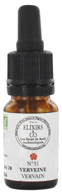 Elixirs & Co Elixirs De Bach N°31 Vervain 10Ml
