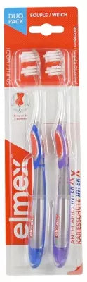 Elmex Anti-Decays Interx Soft Toothbrushes Duo Pack