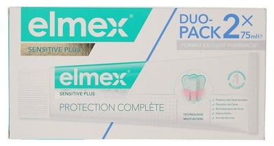 Elmex Complete Care Toothpaste Sensitive Plus 2 X 75 Ml