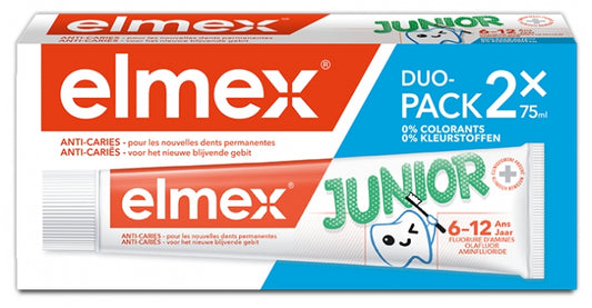 Elmex Junior Toothpaste 2 X 75Ml