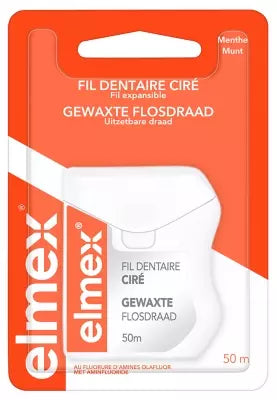 Elmex Waxed Dental Floss 50M