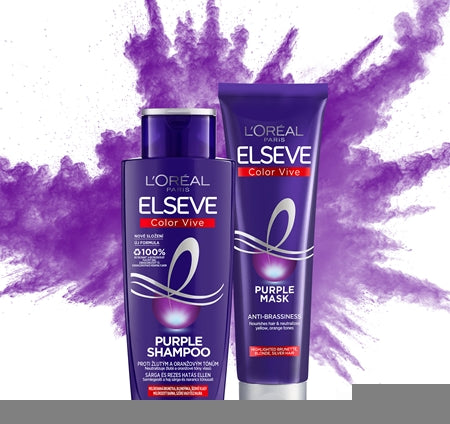 L’Oréal Paris Elseve Color-Vive Purple Nourishing Mask For Blondes And Highlighted Hair 