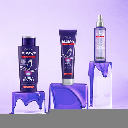 L’Oréal Paris Elseve Color-Vive Purple Leave-In Spray For All Types Of Blonde Hair