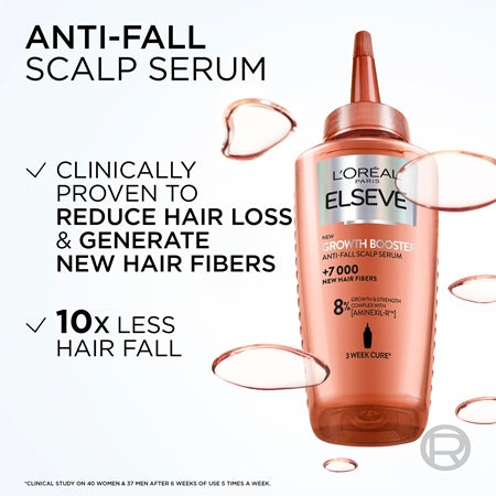 L’Oréal Paris Elseve Growth Booster Strengthening And Regenerating Hair Serum Against Hair Loss