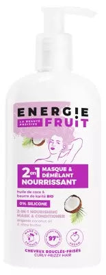 Energie Fruit 2In1 Nourishing Mask And Conditioner Organic Coconut Oil And Shea Butter 300Ml