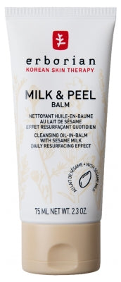 Erborian Milk & Peel Cleansing Oil-In-Balm With Sesame Milk 75Ml