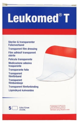 Essity Leukomed T 5 Transparent Film Dressings Small Format 5 X 7,2Cm