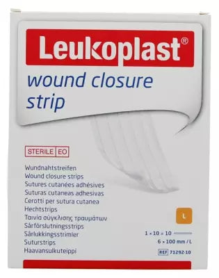 Essity Leukoplast Adhesive Skin Sutures 1 X 10 Strips 6 X 100Mm