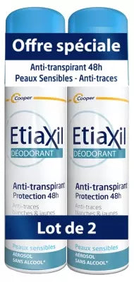 Etiaxil Anti-Perspirant Protection Deodorant 48H Aerosol 2 X 150Ml