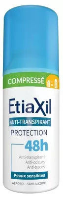 Etiaxil Anti-Transpirant Protection 48H Sensitive Skin Compressed Aerosol 100 Ml