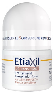 Etiaxil Confort+ Unperspirant Roll-On Treatment For Armpits Sensitive Skins 15Ml