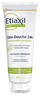 Etiaxil Déo-Douche 24H Deodorant Shower Gel Lemon And Litsea 200Ml