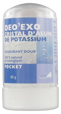 Exopharm Deo'Exo Potassium Alum Crystal Pocket 60G