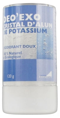 Exopharm Deo'Exo Potassium Alum Crystal 120G