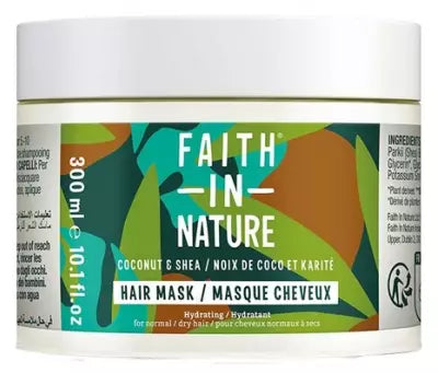 Faith In Nature Coconut Shea Hair Mask Normal To Dry Hair 300 Ml