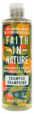 Faith In Nature Shampoo With Grapefruit And Orange For Normal To Oily Hair 400Ml