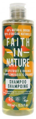 Faith In Nature Shampoo With Grapefruit And Orange For Normal To Oily Hair 400Ml