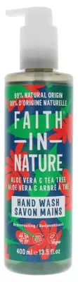 Faith In Nature Hand Soap With Aloe Vera And Tea Tree 400Ml