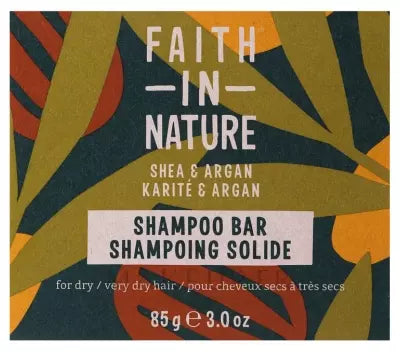 Faith In Nature Solid Shampoo With Shea And Argan 85G