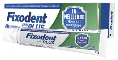 Fixodent Pro Plus The Best Antibacterial Technology 40G