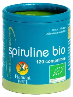Flamant Vert Spirulina Organic 120 Tablets Of 500Mg