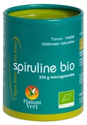 Flamant Vert Spirulina Microgranules 370 Grams