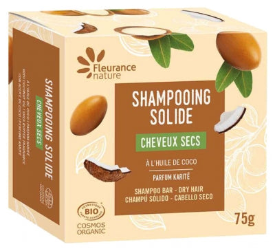 Fleurance Nature Solid Shampoo Dry Hair Organic 75G