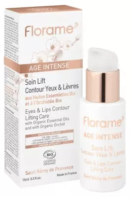 Florame Age Intense Eyes & Lips Contour Lifting Care Organic 15Ml