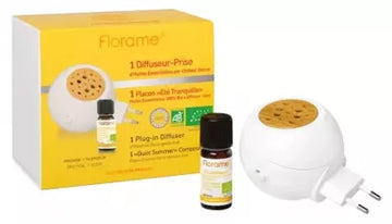 Florame Diffuseur Prise + Flacon Été Tranquille Bio 10 Ml