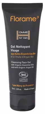 Florame Men Cleansing Face Gel Organic 75Ml